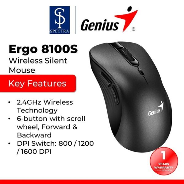 Mouse Genius Ergo 8100s